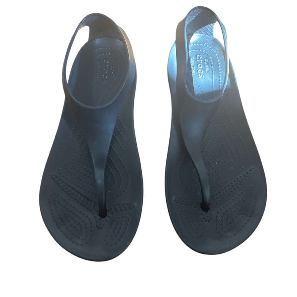 Black Crocs Sandals
